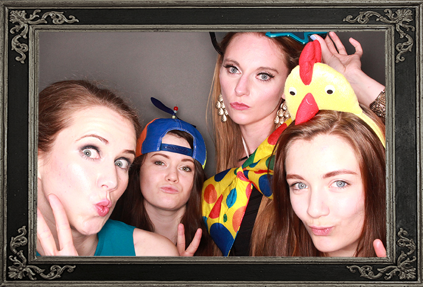 photo booth review of bellahouston netball club corporate event Glasgow Scotland Odd Box