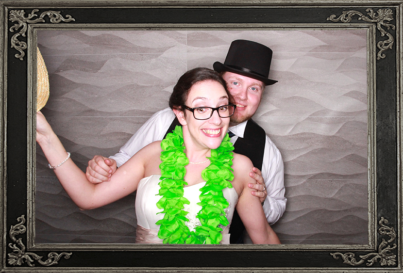 Jonny-&-Jo’s-Testimonial photo booth review of wedding in The Vu Edinburgh Scotland Odd Box