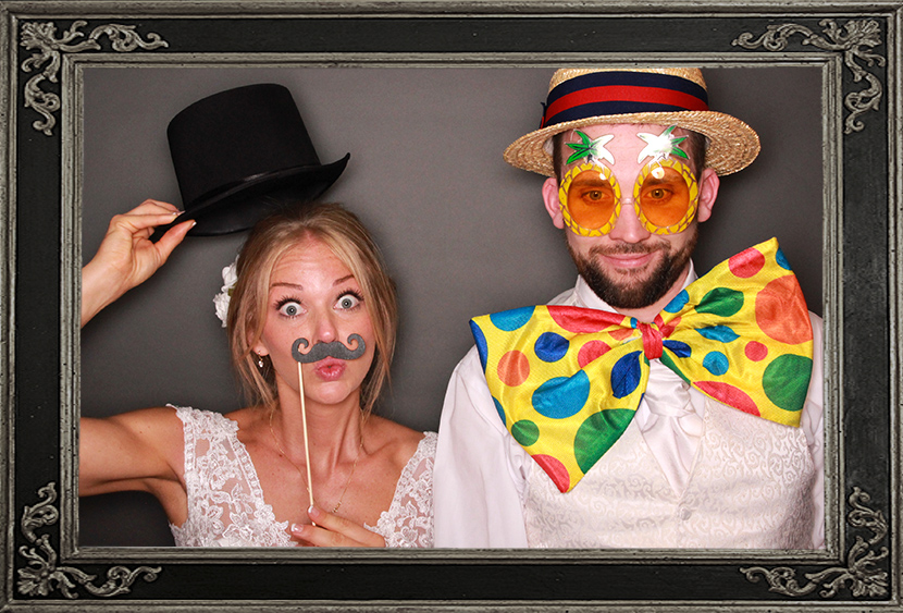 photo booth review of wedding at Lochside House Hotel Scotland Odd Box