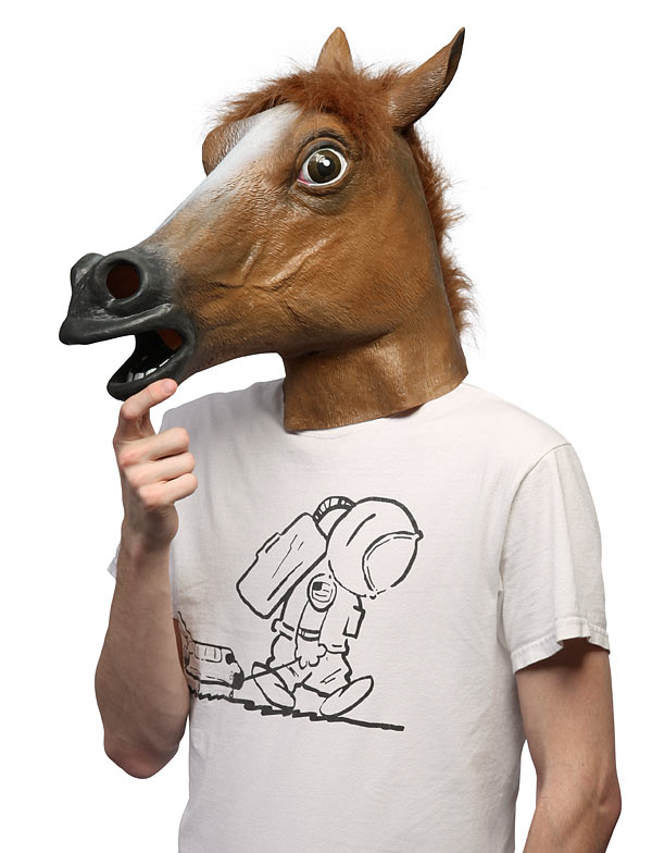 Horse Mask photo booth prop blog