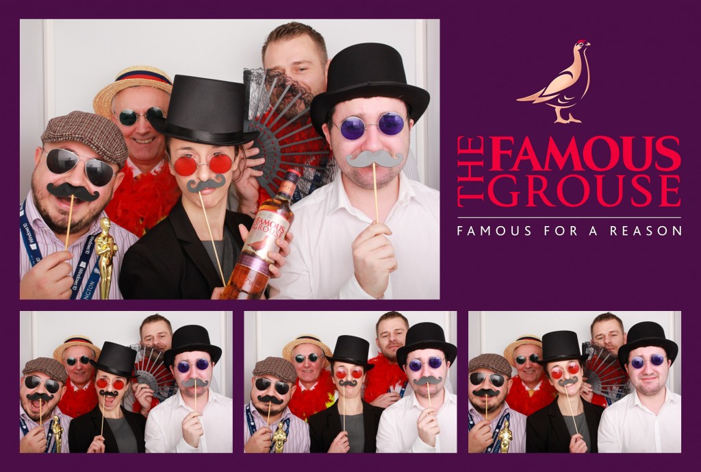 Corporate photo booth hire Scotland Odd Box The Famous Grouse