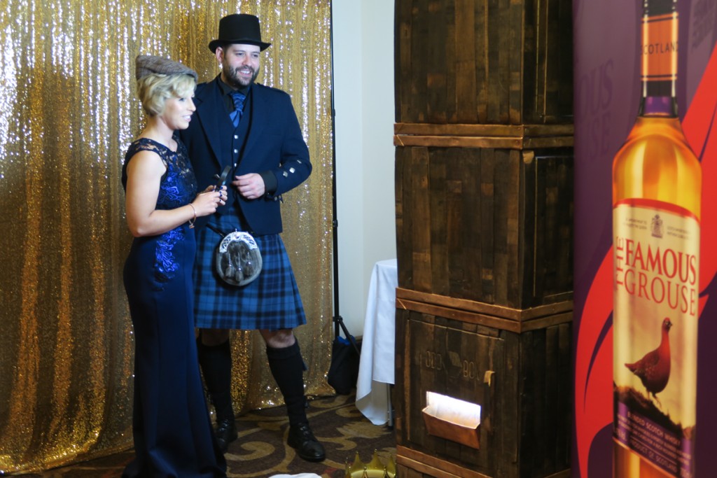 The Famous Grouse Ball Whisky Barrel Photo Booth 2016