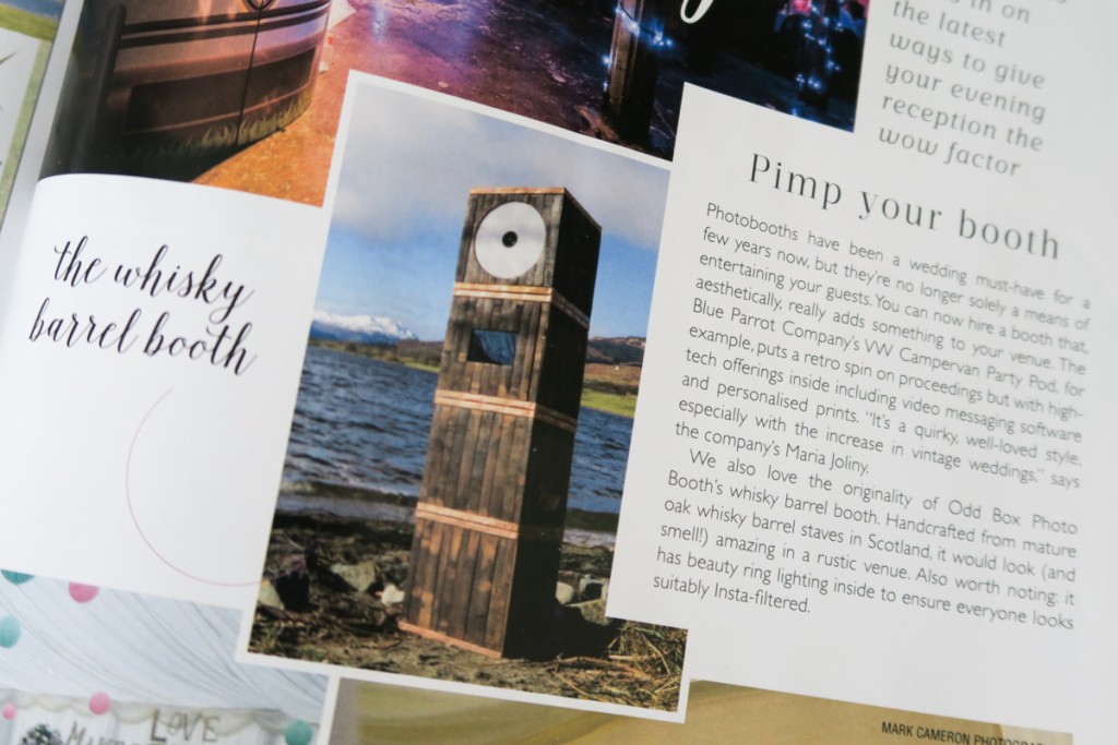 Whisky Barrel Photo Booth Scottish Wedding Directory Magazine Odd Box Scotland-1
