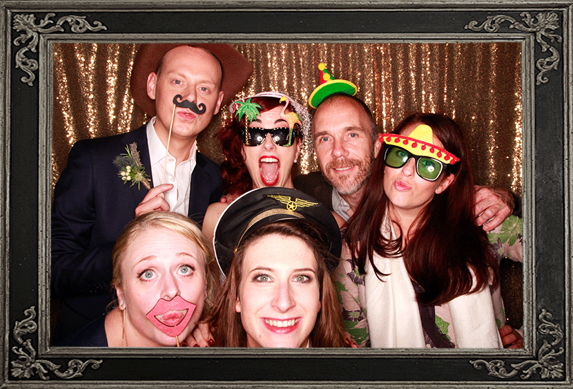 Sheryl-&-Lynsey’s-Wedding-Testimonial Monachyle Mhor Wedding Photo Booth Review Odd Box Scotland Chevron Booth