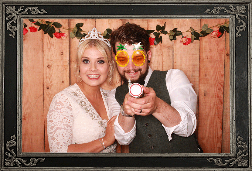 Elaine-&-Jamie’s-Wedding-Testimonial Aberdeen Wedding Photo Booth Review Kirkton of Skene Odd Box Review