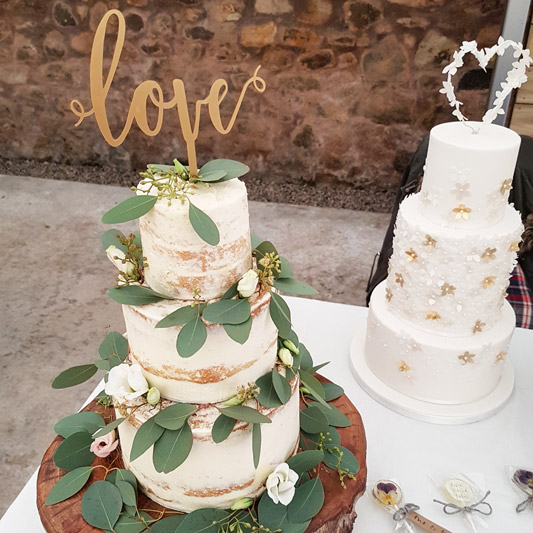 Loren Brand Cakes Wedding Foliage Cake
