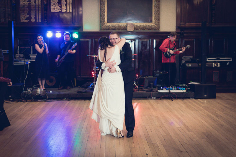 Bride & Groom first dance Trades Hall of Glasgow Wedding