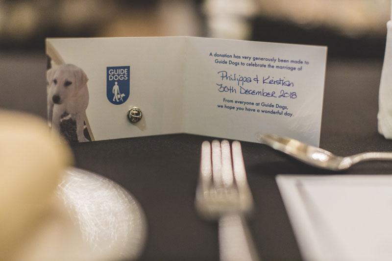 Guide Dogs Wedding Favour Donation