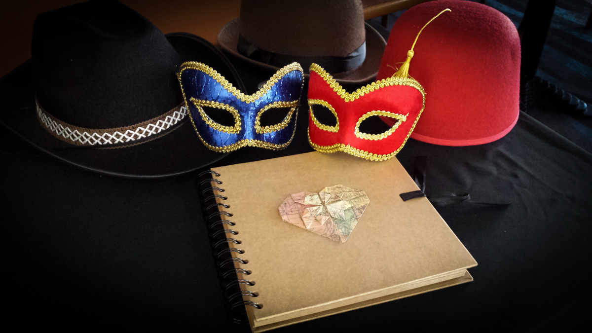 origami guestbook props Odd Box Photo Booth