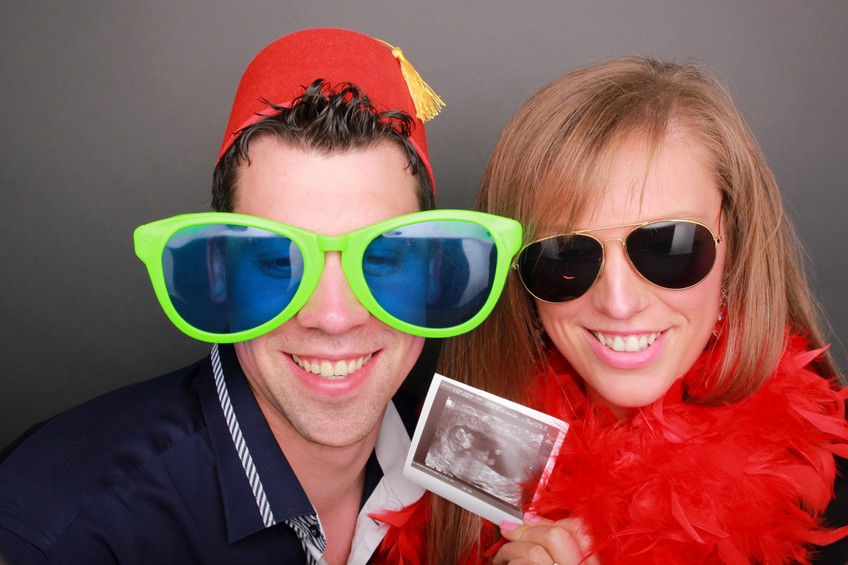 Photo Booth Baby Scan Newlyweds Glasses Odd Box