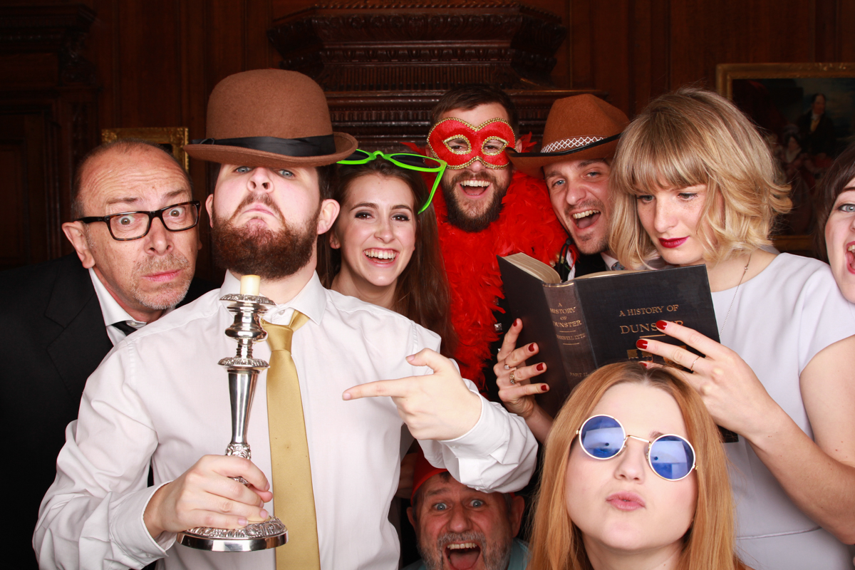 Wedding Photo Booth Kinross House props group Open Air