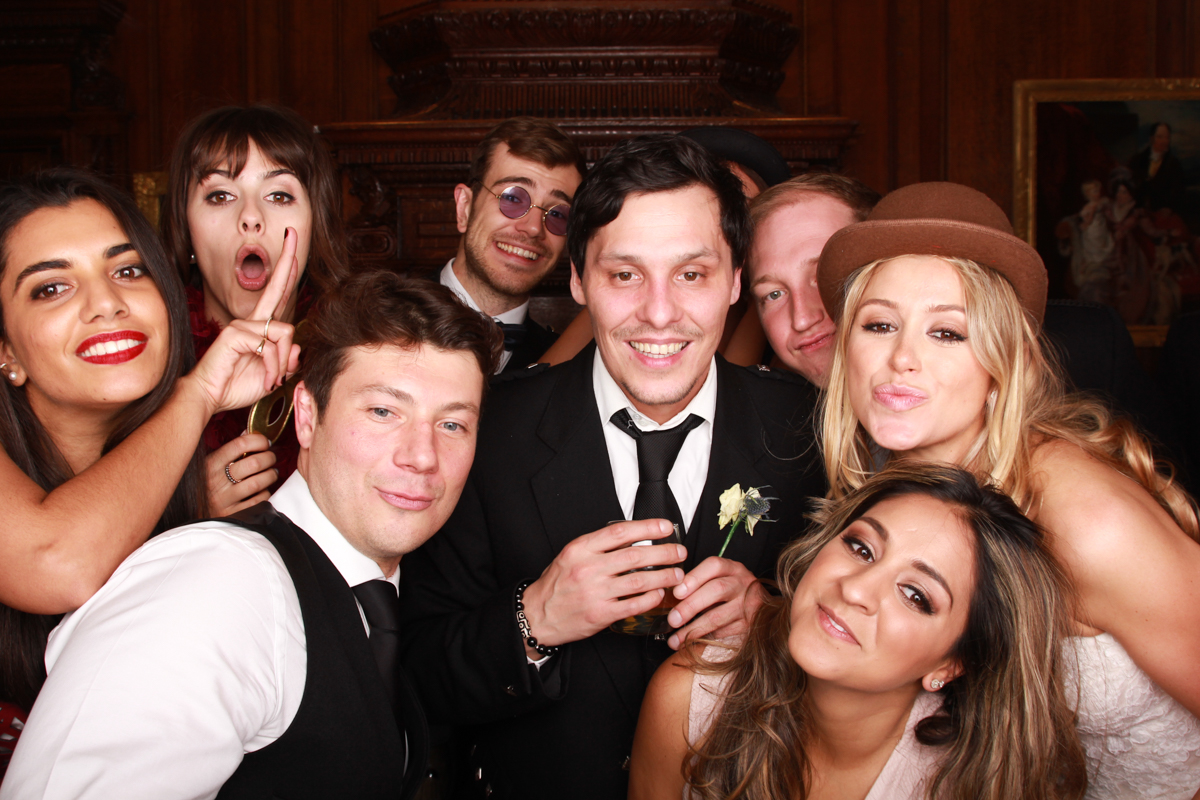 Wedding Photo Booth Fun Kinross House Scotland