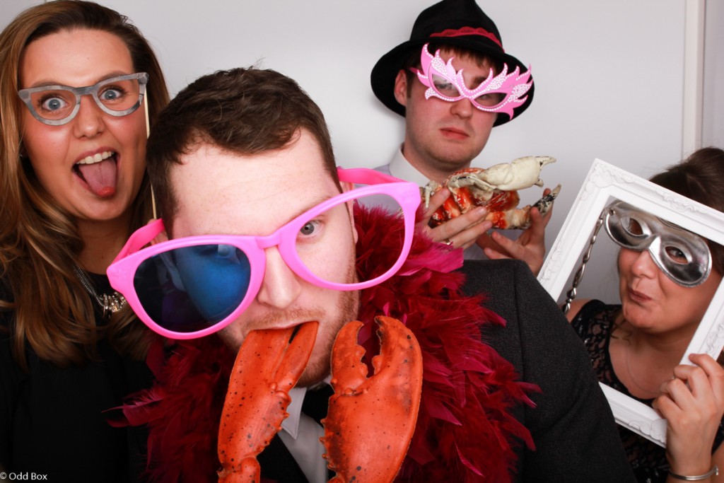 Sea creatures photo booth hire props wedding Scotland