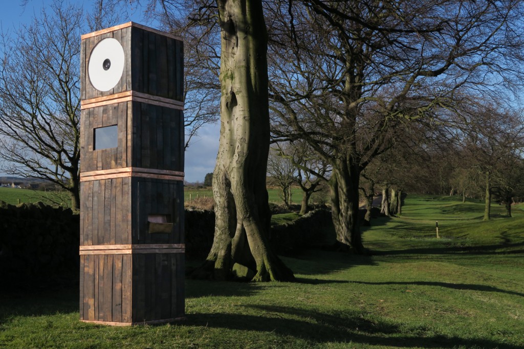 Whisky Barrel Photo Booth in Woods Scotland Odd Box