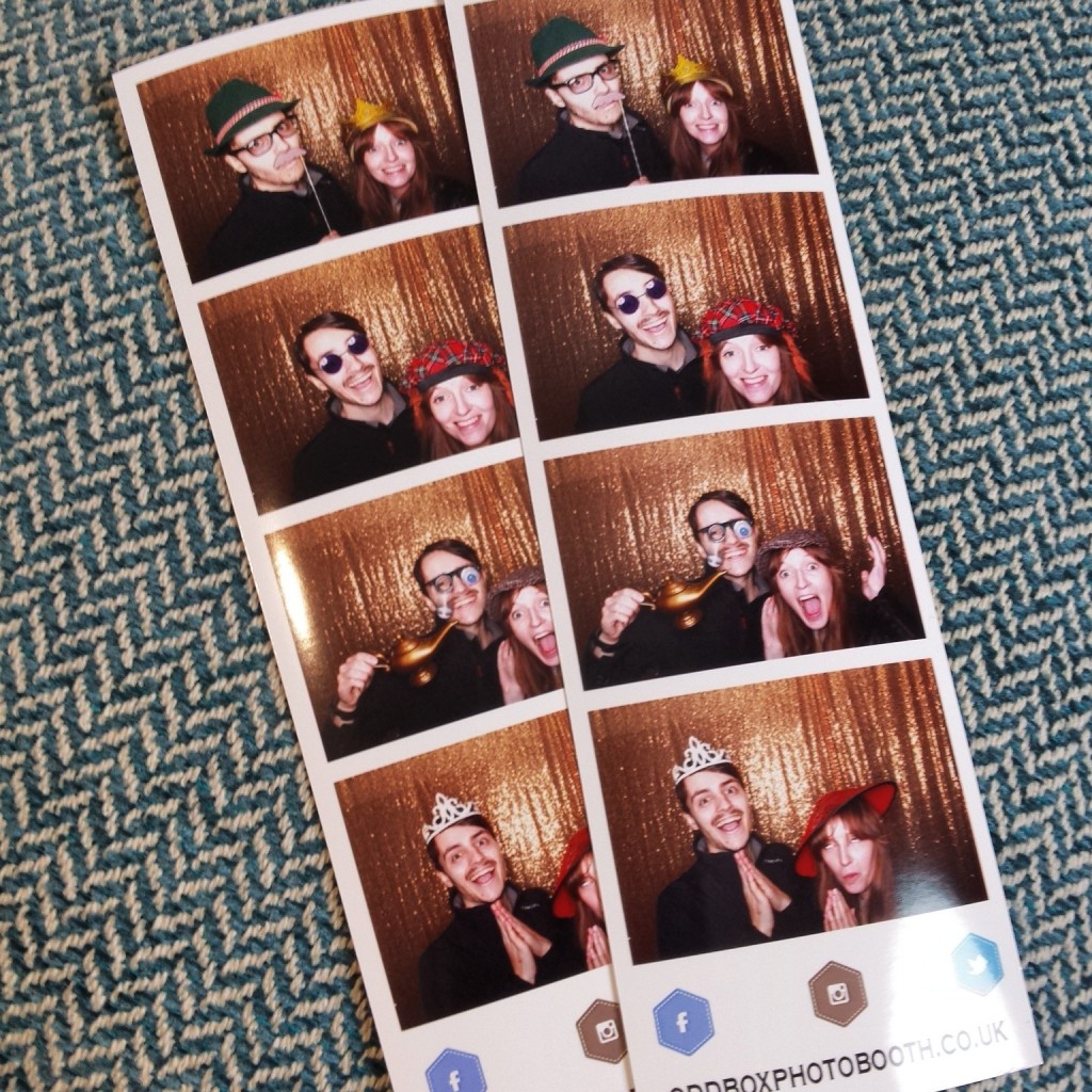 Odd Box Photo Booth prints Kinross House Wedding Showcase