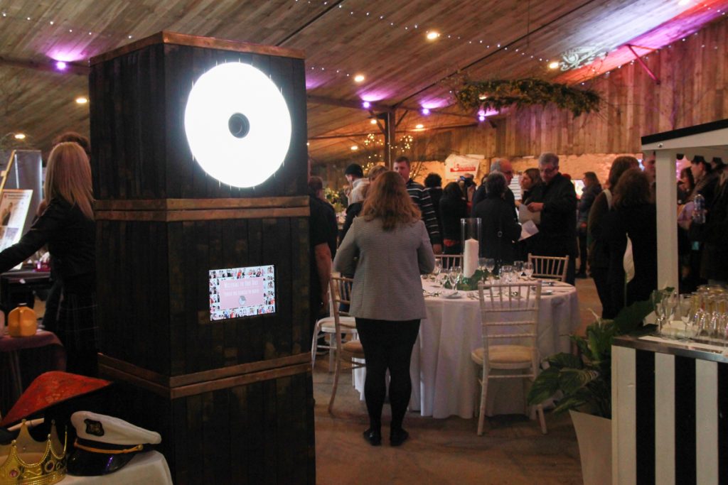 Comrie Croft Wedding Fair Odd Box Whisky Barrel photo booth