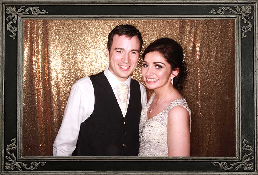 photo booth review of wedding at Old Course Hotel St Andrews Scotland Odd Box