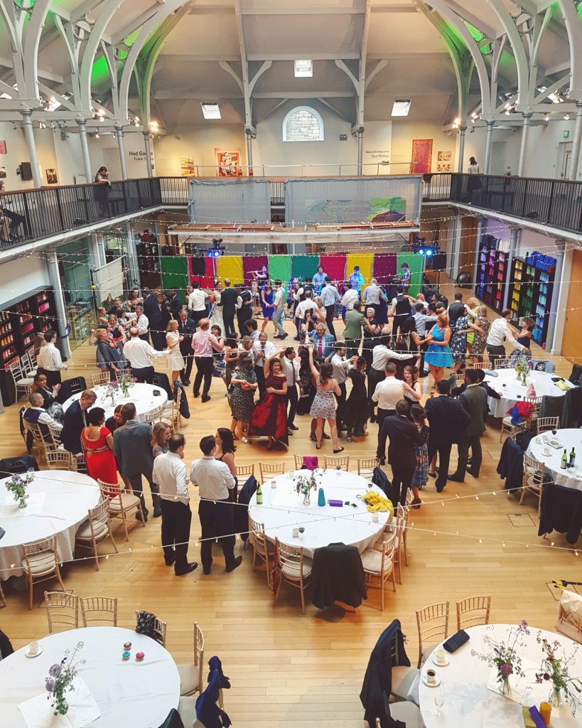 Dovecot Studios Viewing Gallery Edinburgh Wedding Ceilidh Sporran Again Odd Box Photo Booth