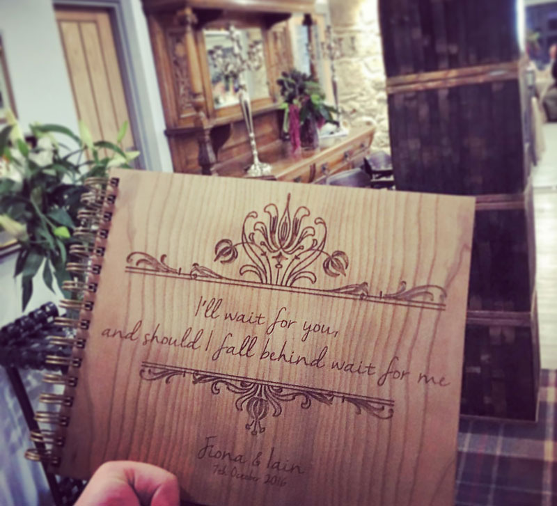 Custom-1920’s-Wooden-Wedding-Guest-Book-Odd-Box-8 Custom 1920's Wooden Wedding Guest Book Odd Box