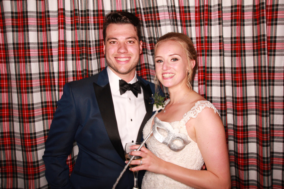 Tartan Tartan Backdrop Odd Box Photo Booth Scotland