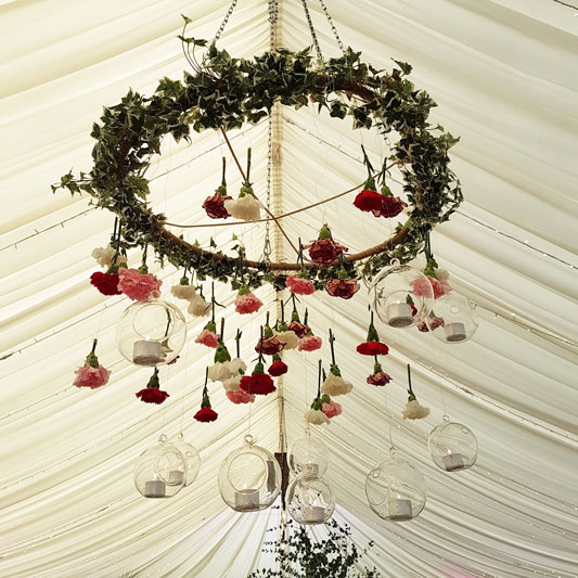 The Cow Shed Crail Hanging Floral Arrangements