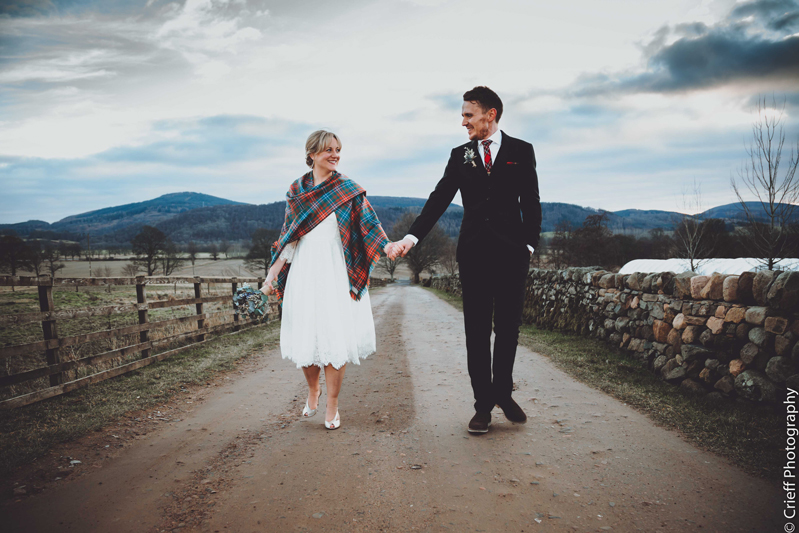 Outdoor Wedding Photography Comrie Croft