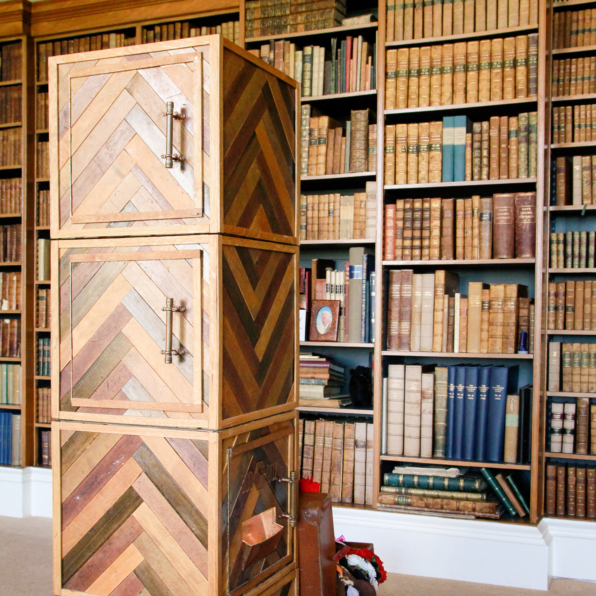 Chevron Photo Booth at Blairquhan Castle