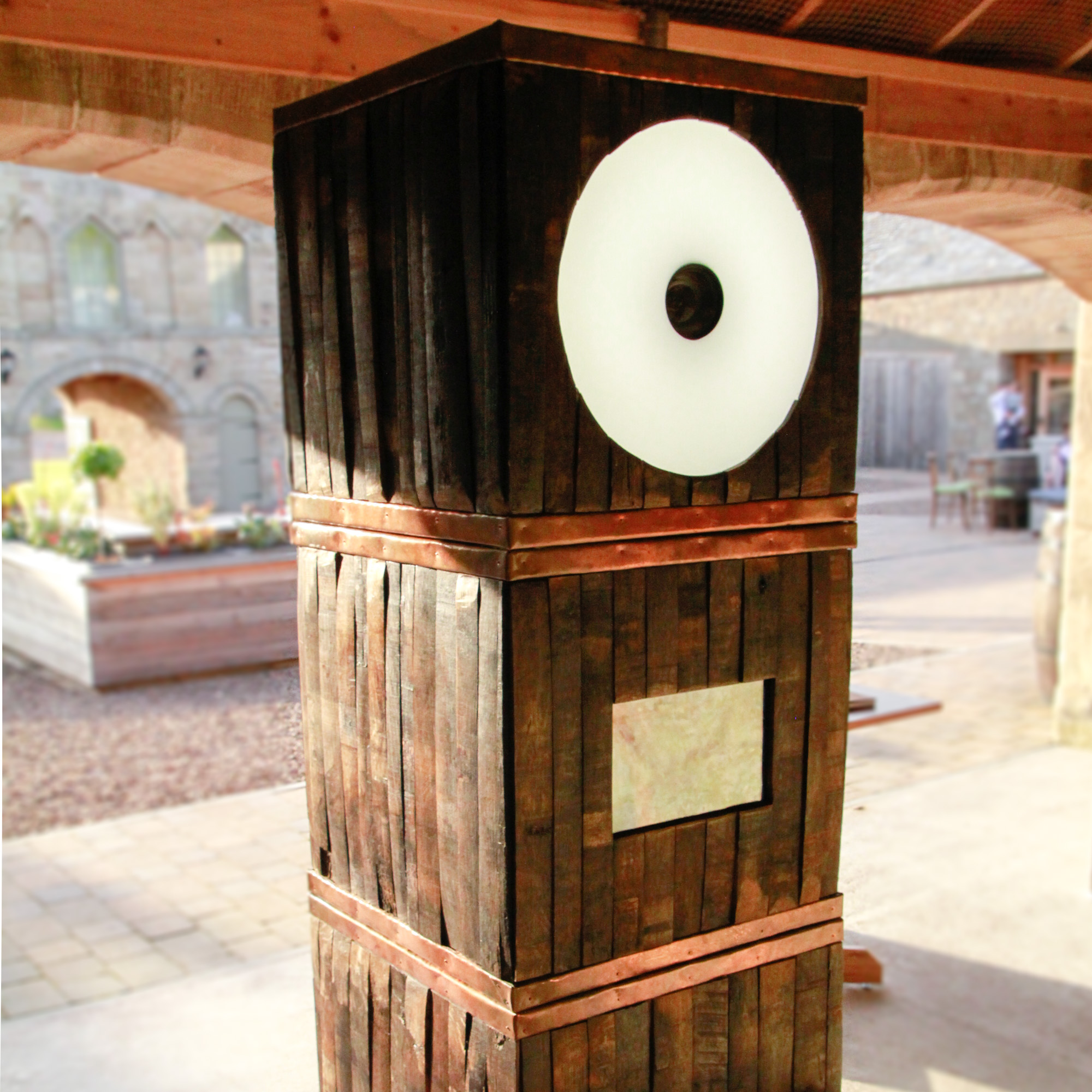 Whisky Barrel Photo Booth at Rosebery Steading